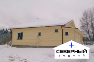 Ноябрь 2017г. Каркасный дом размером 8х10м, Сортавала, Респ. Карелия