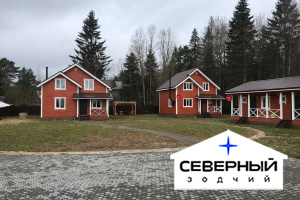 Октябрь 2018. Комплекс из 3 домов. Кокарево. 350 м2